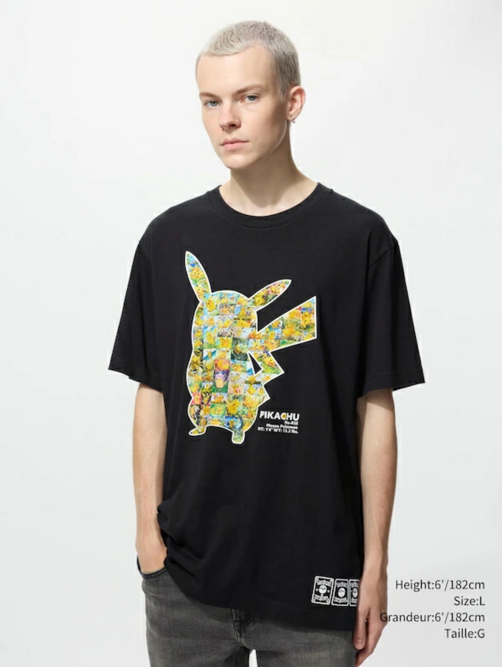 Uniqlo T Shirt UT Pokémon Pikachu  Trading Card TCG 2025 Official Unisex XL